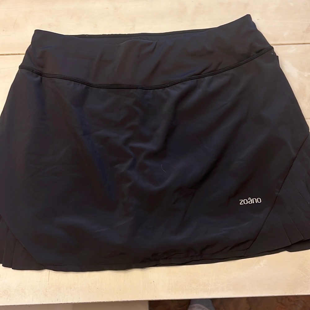 Zoano black tennis skirt medium